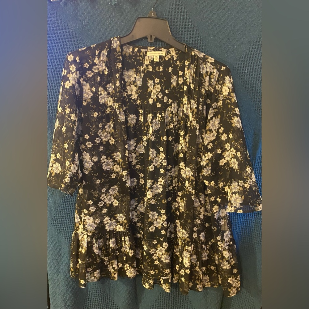 Sheer American Eagle Cover Up/Duster